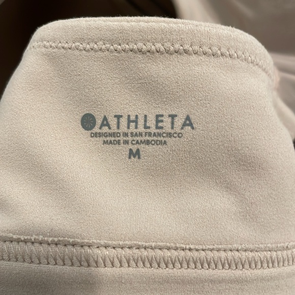 Athleta tan sports bra racer back size medium - Picture 6 of 7